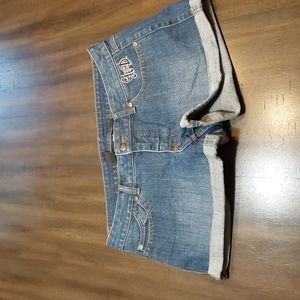 Women's preowned Harley Davidson jean shorts 10 $15.00 #182